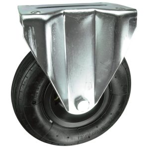 Pneumatic Fixed castor – 200mm diameter