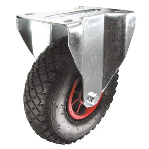 Pneumatic & Puncture-proof fixed castors 260mm dia