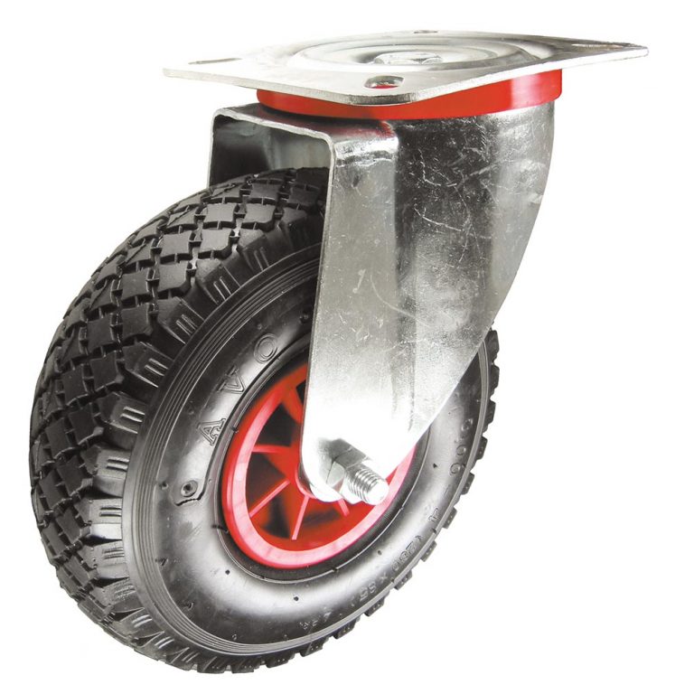 Pneumatic & Puncture-proof swivel castors 260mm dia