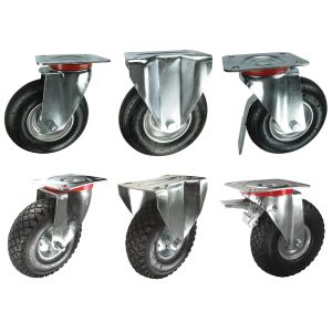 Pneumatic Castors with steel centres