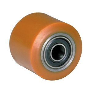 Polyurethane tread steel centre pallet truck rollers