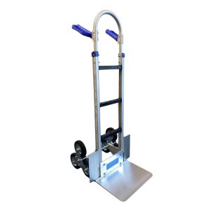 Stair climbing truck with large toe plate