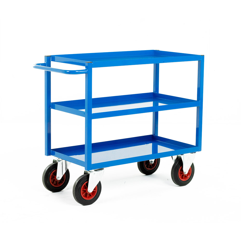 Ref R200: 900mm high top shelf trolley