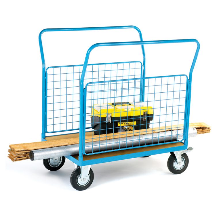 Platform truck – two mesh long side panels