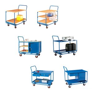 Workshop table trolleys