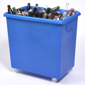 Bottle Skip-135-litre-capacity-blue-polyethylene