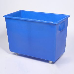 Bottle Skip – Blue Food Grade Polyethylene, 165 litre capacity – ref CT033