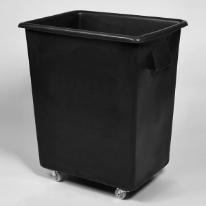 Bottle Skip – Black Recycled Polyethylene, 150 litre capacity – ref CT037