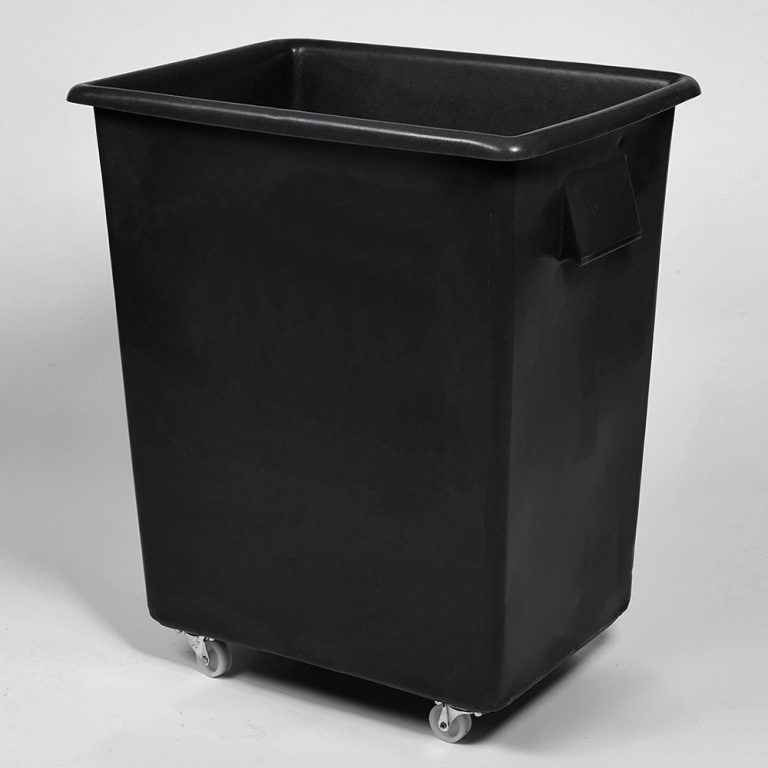 Bottle Skip – Black Recycled Polyethylene, 150 litre capacity – ref CT037