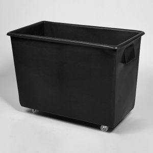 Bottle Skip – Black Recycled Polyethylene, 165 litre capacity – ref CT038