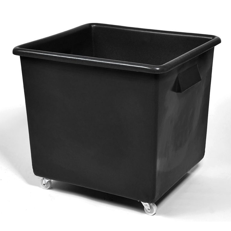 Bottle Skip – Black Recycled Polyethylene, 180 litre capacity – ref CT040